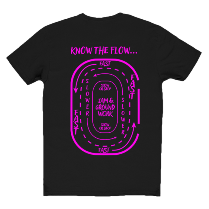 KNOW_THE_FLOW-ANY-TSHIRT-BLACK-NEONPINK-BACK