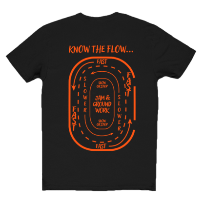 KNOW_THE_FLOW-ANY-TSHIRT-BLACK-NEON_ORANGE-BACK